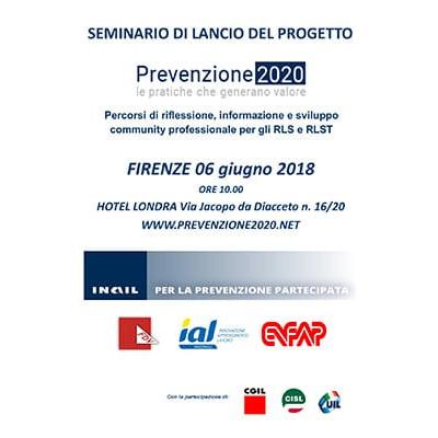 Sicurezza sul lavoro. A Firenze oltre 160 RLS da tutto il Centro Italia per il progetto "Prevenzione 2020". Una decina i partecipanti dalle Marche