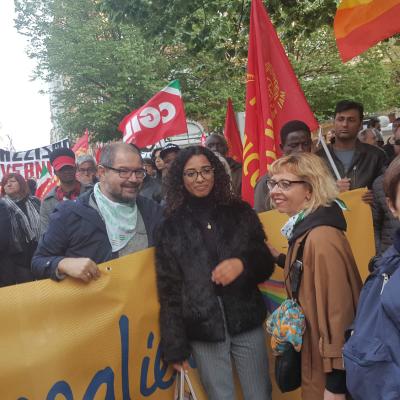 Le Marche plurali ed accoglienti  in corteo ad Ancona