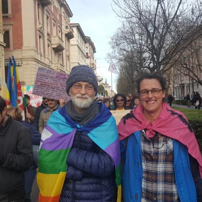 Le Marche plurali ed accoglienti  in corteo ad Ancona