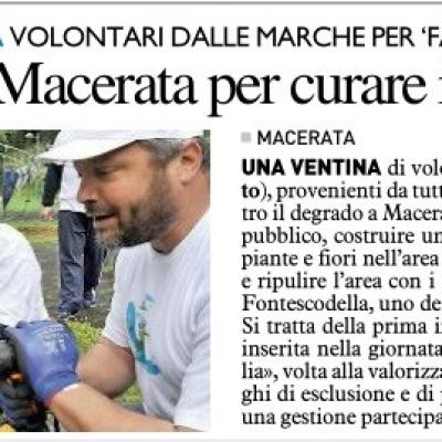 Giornata nazionale Fai Cisl per la cura dell'ambiente: appuntamento al Parco di Fontescodella a Macerata