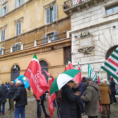 Mobilitazione Pensionati, i presidi nelle Marche