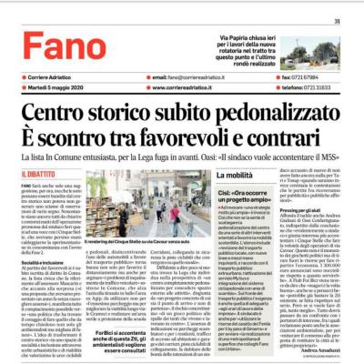 Fano: le proposte della Cisl per la pedonalizzazione e la mobilità sostenibile