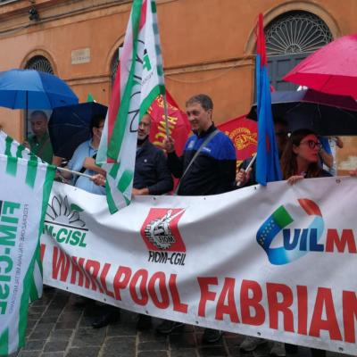 Gruppo Whirlpool Italia, 17 luglio sciopero di 8 ore. Manifestazione e presidio ad Ancona