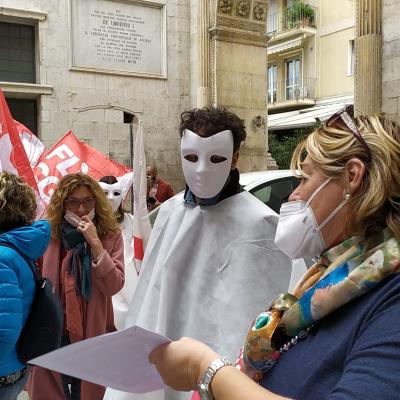 FLASH MOB PRECARI DELLA SCUOLA  14 OTTOBRE AD ANCONA