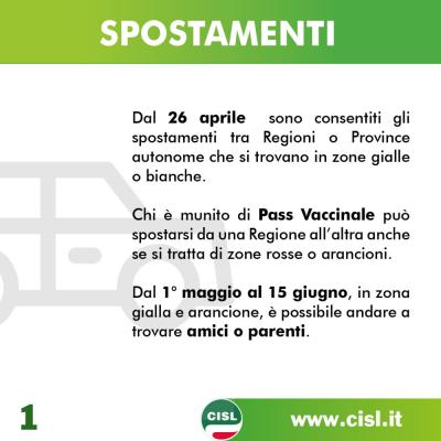 Decreto “Riaperture”: le misure dal 26 aprile