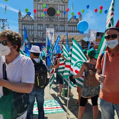 26 giugno Manifestazione Cgil Cisl Uil #RipartiamoInsieme CISL MARCHE in piazza  a Firenze