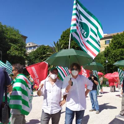 Cgil Cisl Uil Marche : "La sanità che vogliamo e che cosa chiediamo alla Regione" Manifestazione regionale ad Ancona