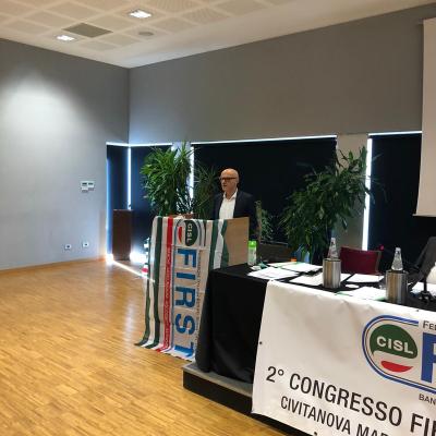 Giovanni Gianuario riconfermato dal congresso  al vertice della FIRST CISL MARCHE