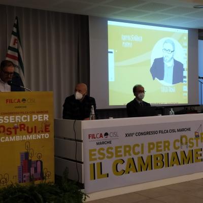 Luca Tassi riconfermato alla guida della FILCA CISL Marche