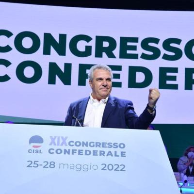 Luigi Sbarra rieletto Segretario Generale della Cisl. Grande partecipazione dalle Marche al XIX Congresso Nazionale