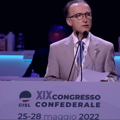 Luigi Sbarra rieletto Segretario Generale della Cisl. Grande partecipazione dalle Marche al XIX Congresso Nazionale