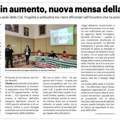 Convegno “Territori più Inclusivi per il Contrasto alle Povertà” a Corridonia (MC)