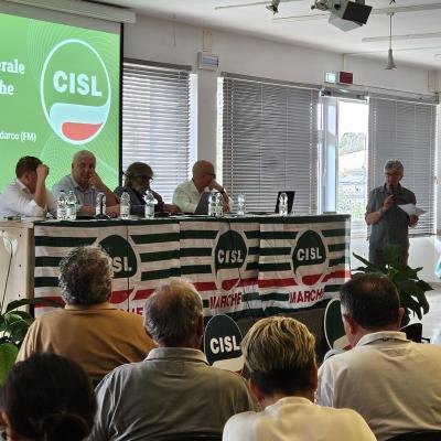 Consiglio generale CISL Marche  a  Capordarco di Fermo:vicini e solidali alla Comunità