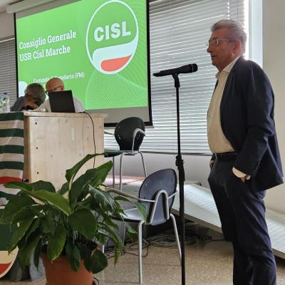 Consiglio generale CISL Marche  a  Capordarco di Fermo:vicini e solidali alla Comunità