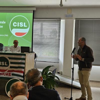 Consiglio generale CISL Marche  a  Capordarco di Fermo:vicini e solidali alla Comunità