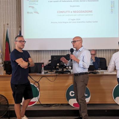 "Conflitti e negoziazione. L'arte del confronto per coltivare speranza" Seminario della CISL Marche