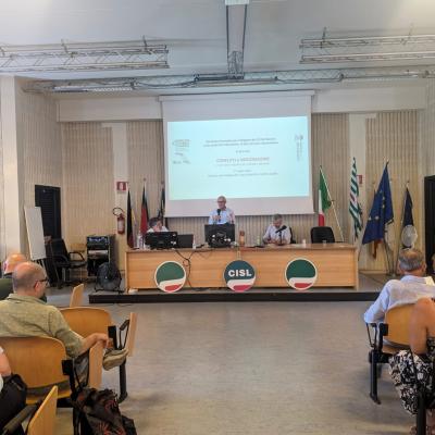 "Conflitti e negoziazione. L'arte del confronto per coltivare speranza" Seminario della CISL Marche