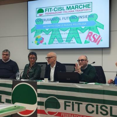 "Costruiamo il futuro insieme" incontro RSU RLSSA  FIT CISL Marche ad Ancona