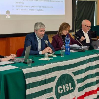 Seminario “Le novità 2025 in materia di lavoro. Cosa cambia nella normativa e come incide nell’azione di rappresentanza, tutela e assistenza messa in campo dalla Cisl”