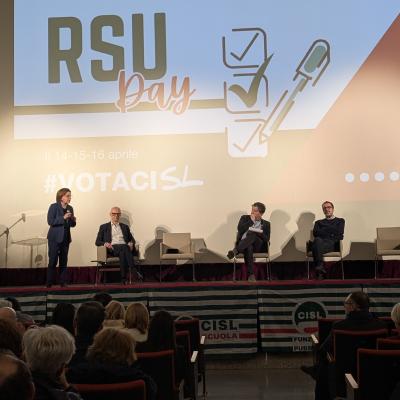 1 aprile 2025 “RSU Day” CISL SCUOLA e CISL FP Marche al Cinema Teatro Italia di Ancona
