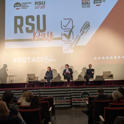 1 aprile 2025 “RSU Day” CISL SCUOLA e CISL FP Marche al Cinema Teatro Italia di Ancona