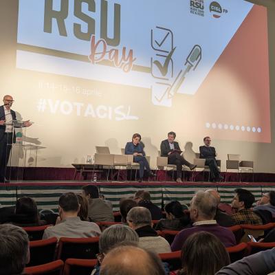 1 aprile 2025 “RSU Day” CISL SCUOLA e CISL FP Marche al Cinema Teatro Italia di Ancona