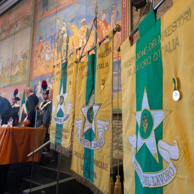 Silvia Rocchetti, dipendete CISL Marche,  insignita della "Stella al Merito del Lavoro"