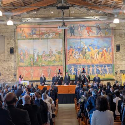 Silvia Rocchetti, dipendete CISL Marche,  insignita della "Stella al Merito del Lavoro"