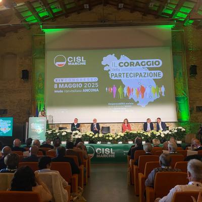 Marco Ferracuti confermato alla guida della CISL Marche