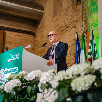Marco Ferracuti confermato alla guida della CISL Marche