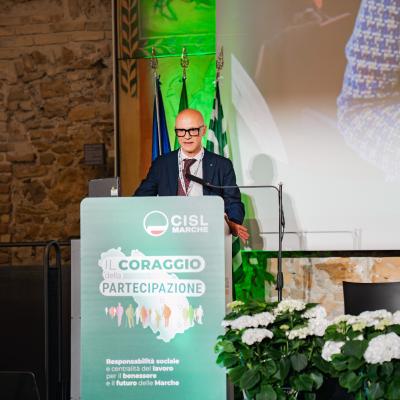 Marco Ferracuti confermato alla guida della CISL Marche