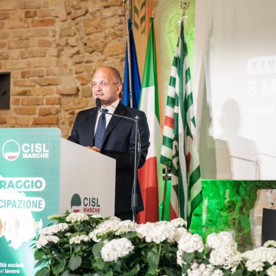 Marco Ferracuti confermato alla guida della CISL Marche