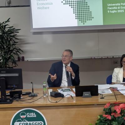 Marche, luci e ombre tra lavoro, economia e welfare: presentato il primo Rapporto CISL Marche “Sguardi sulle Marche”