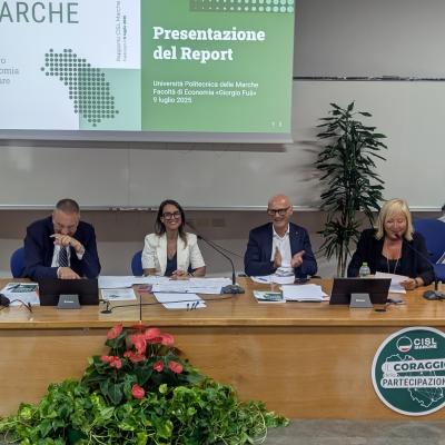 Marche, luci e ombre tra lavoro, economia e welfare: presentato il primo Rapporto CISL Marche “Sguardi sulle Marche”