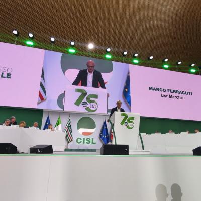La CISL Marche al XX Congresso nazionale a Roma