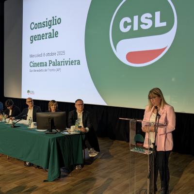 Consiglio generale CISL Marche, Daniela Fumarola: « La manovra finanziaria dovrà essere il primo passo verso un Patto Sociale »