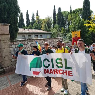 CISL Marche alla Marcia Perugia–Assisi per la Pace e la Fraternità