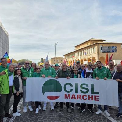 CISL Marche alla Marcia Perugia–Assisi per la Pace e la Fraternità