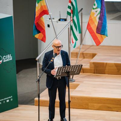 Maratona per Pace la Cisl Marche riempie l’Ateneo di Ancona  per Gaza e contro ogni guerra