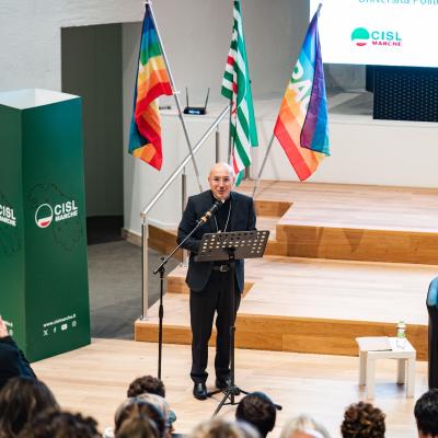 Maratona per Pace la Cisl Marche riempie l’Ateneo di Ancona  per Gaza e contro ogni guerra