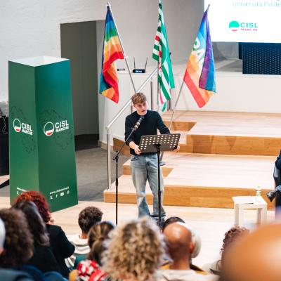 Maratona per Pace la Cisl Marche riempie l’Ateneo di Ancona  per Gaza e contro ogni guerra