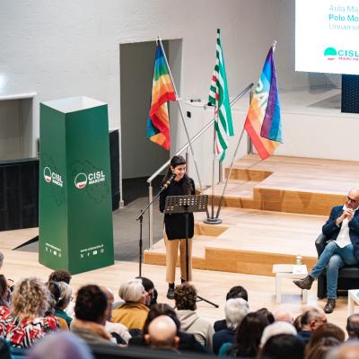 Maratona per Pace la Cisl Marche riempie l’Ateneo di Ancona  per Gaza e contro ogni guerra