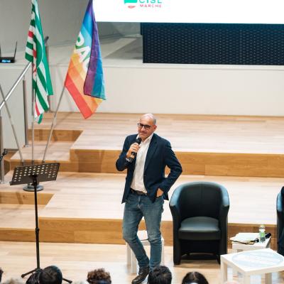 Maratona per Pace la Cisl Marche riempie l’Ateneo di Ancona  per Gaza e contro ogni guerra