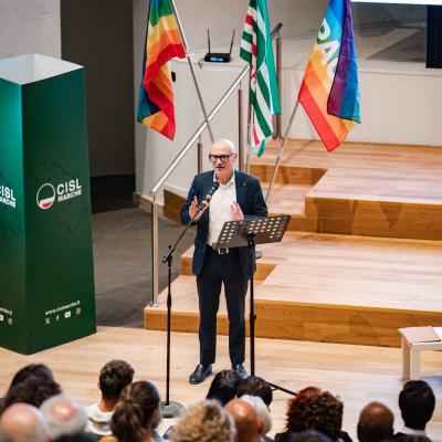 Maratona per Pace la Cisl Marche riempie l’Ateneo di Ancona  per Gaza e contro ogni guerra