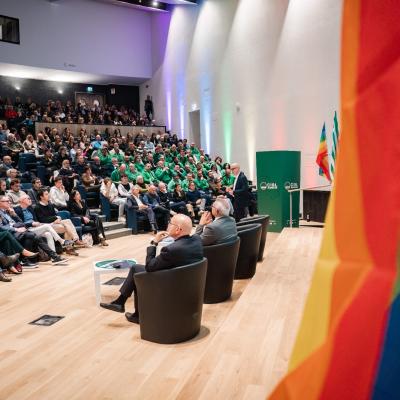 Maratona per Pace la Cisl Marche riempie l’Ateneo di Ancona  per Gaza e contro ogni guerra