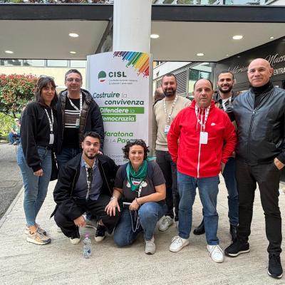 La CISL Marche a Roma  per giornata conclusiva della  Maratona per la Pace