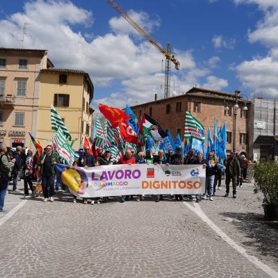 "Lavoro diginitoso" il Primo Maggio 2026 di CGIL CISL UIL Marche