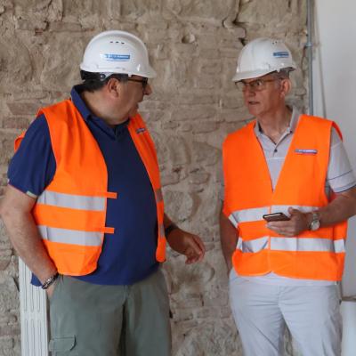 Ricostruzione, CISL Marche in visita al cantiere del Palazzo Ducale di Camerino: «Un segnale concreto di rigenerazione, ma la sicurezza deve restare una priorità»