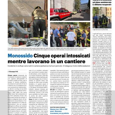 Cinque operai intossicati ad Ancona: forte preoccupazione dei sindacati sindacati