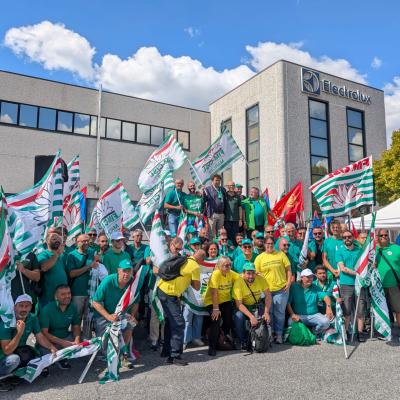 Electrolux, manifestazione nazionale a Cerreto d’Esi contro 1.400 esuberi e la chiusura dello stabilimento